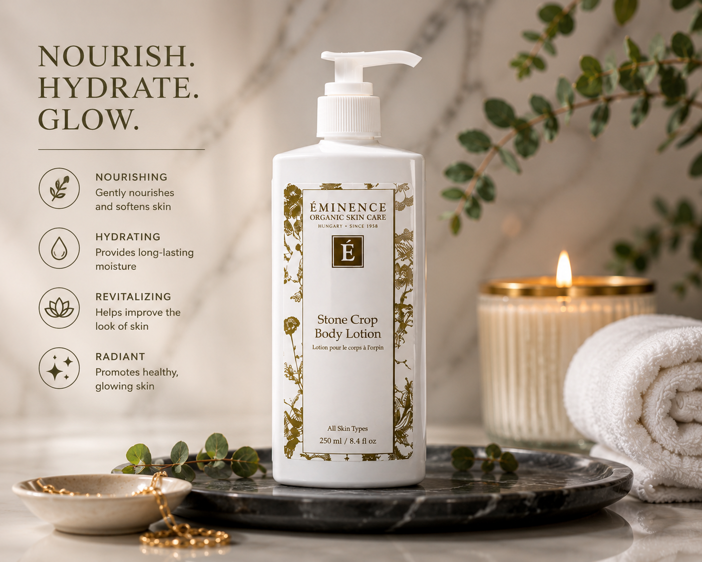 Stone Crop Luxury Body Lotion 8.4 Ounce