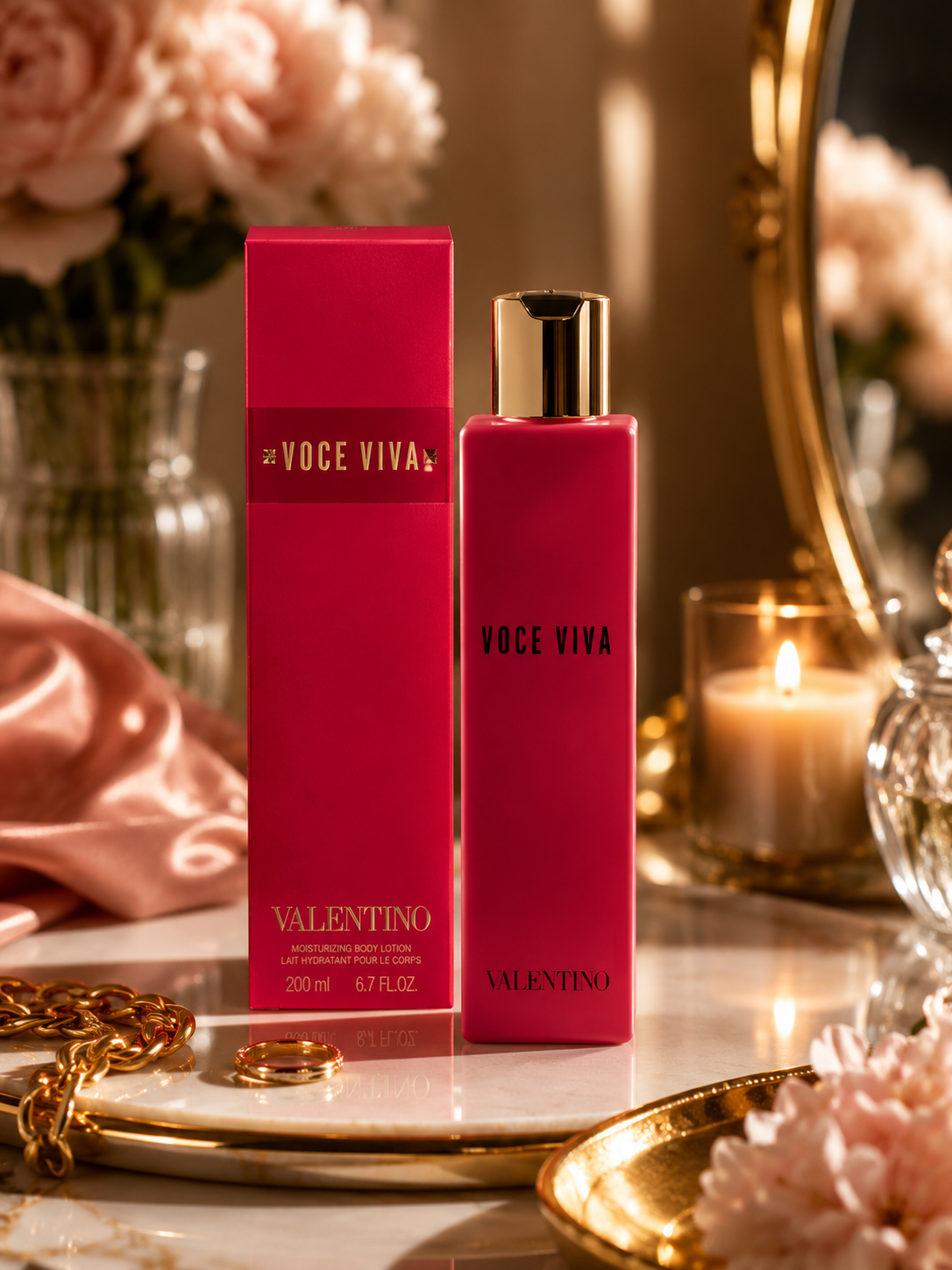 Valentino Voce Viva for Women 6.7 oz Moisturizing Body Lotion